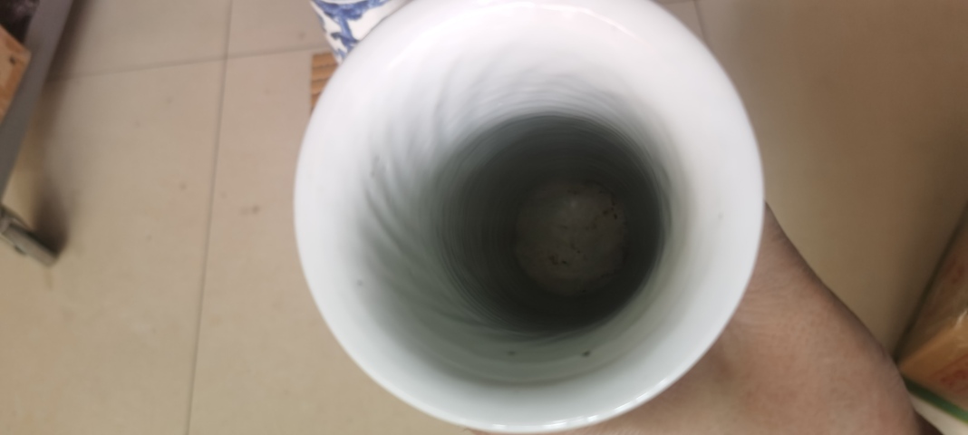 古玩陶瓷晚清花鳥紋青花花插拍賣,當前價格8000元