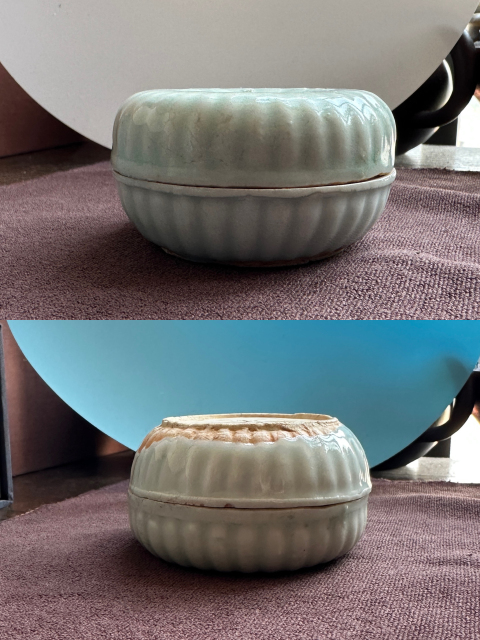 古玩陶瓷湖田窯影青釉印菊瓣紋粉盒拍賣,當(dāng)前價(jià)格8000元