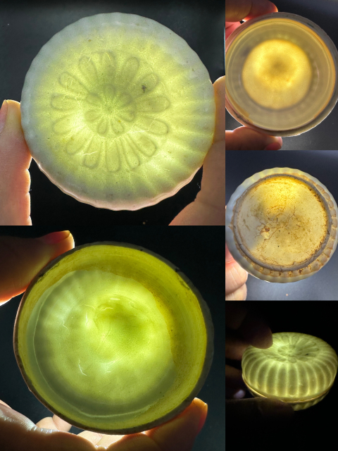古玩陶瓷湖田窯影青釉印菊瓣紋粉盒拍賣,當(dāng)前價(jià)格8000元