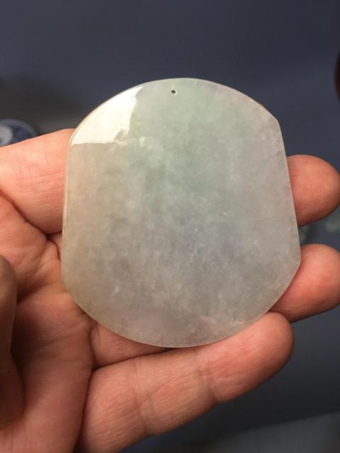 古玩玉器【A貨翡翠】天然翡翠馬上封侯拍賣，當前價格1800元
