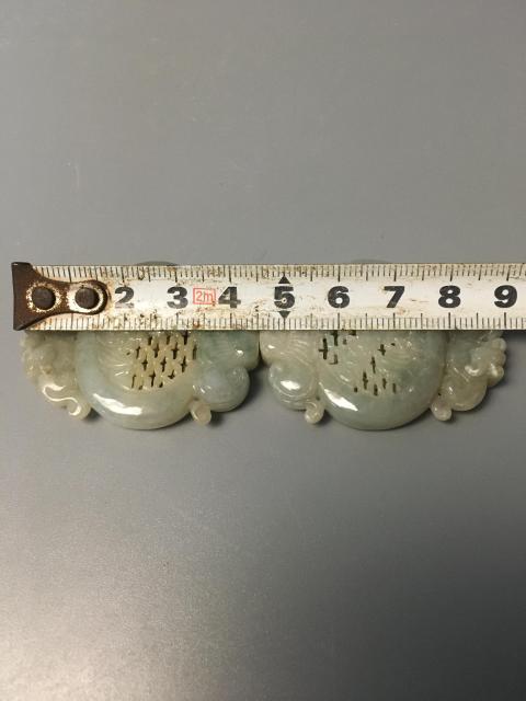古玩玉器【A貨翡翠】天然翡翠“福如意”香囊拍賣,當前價格200元