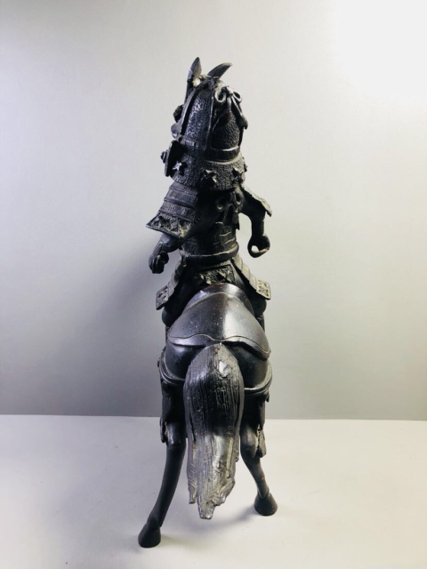 古玩雜項武士騎馬擺件拍賣，當前價格1999元
