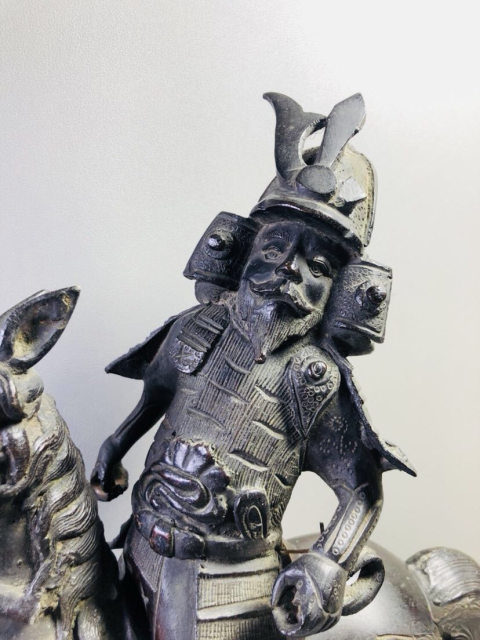 古玩雜項武士騎馬擺件拍賣，當前價格1999元