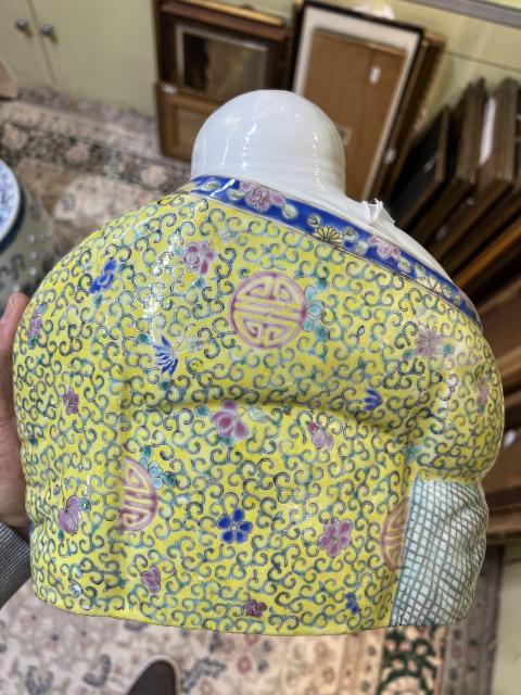 古玩陶瓷粉彩彌勒佛拍賣,當前價格15600元