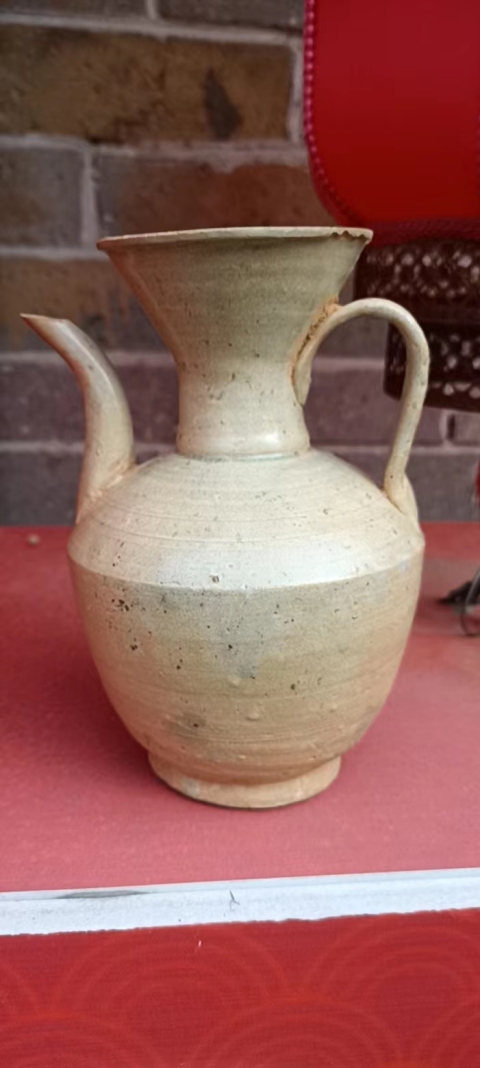 古玩陶瓷景德鎮(zhèn)窯系青白釉執(zhí)壺拍賣(mài),當(dāng)前價(jià)格1800元