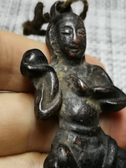 古玩雜項銅質摩候羅佛像拍賣，當前價格5555元