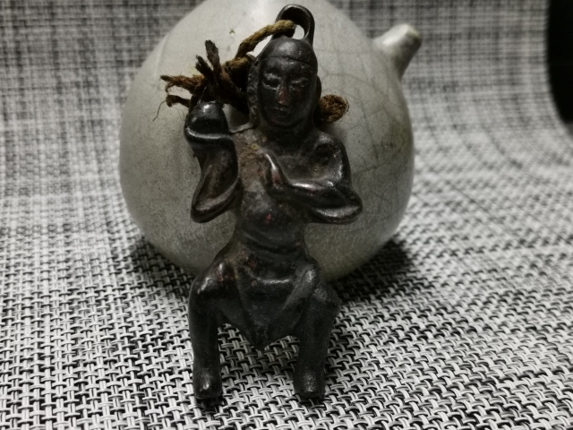 古玩雜項銅質摩候羅佛像拍賣，當前價格5555元