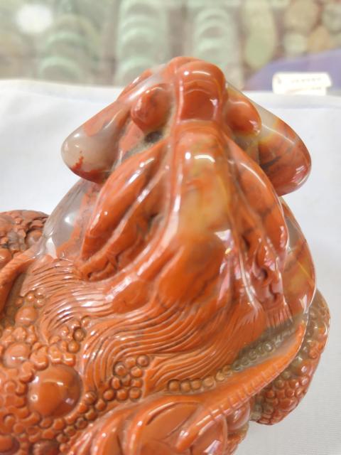 古玩玉器金蟾拍賣，當前價格6800元