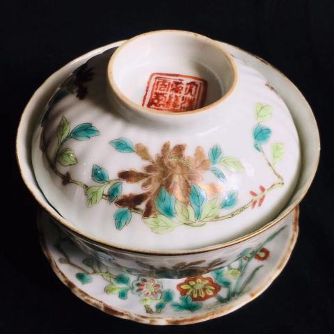 古玩陶瓷同治粉彩一品富貴三才蓋碗拍賣(mài),當(dāng)前價(jià)格6500元