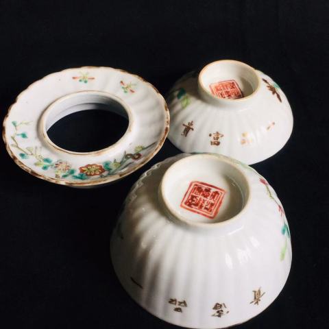 古玩陶瓷同治粉彩一品富貴三才蓋碗拍賣(mài),當(dāng)前價(jià)格6500元
