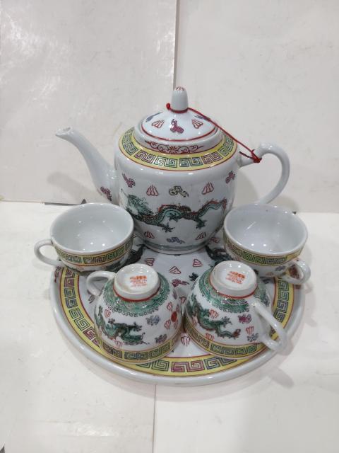古玩陶瓷出口創(chuàng)匯期龍紋茶器拍賣,當(dāng)前價格588元