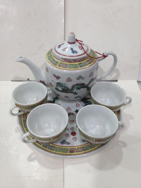 古玩陶瓷出口創(chuàng)匯期龍紋茶器拍賣,當(dāng)前價格588元