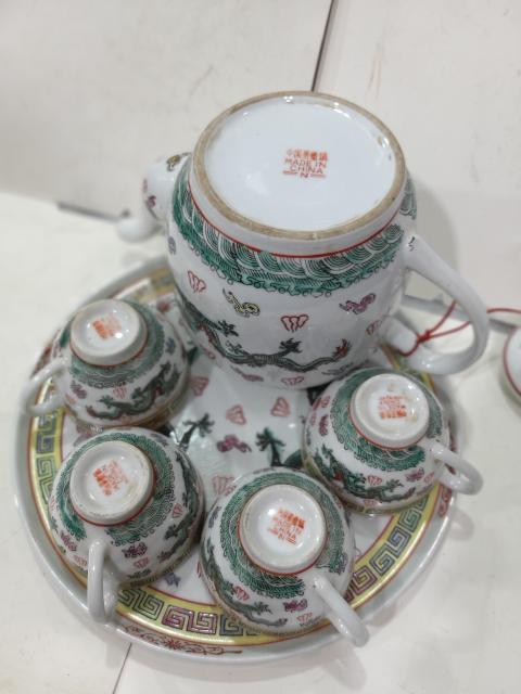 古玩陶瓷出口創(chuàng)匯期龍紋茶器拍賣,當(dāng)前價格588元