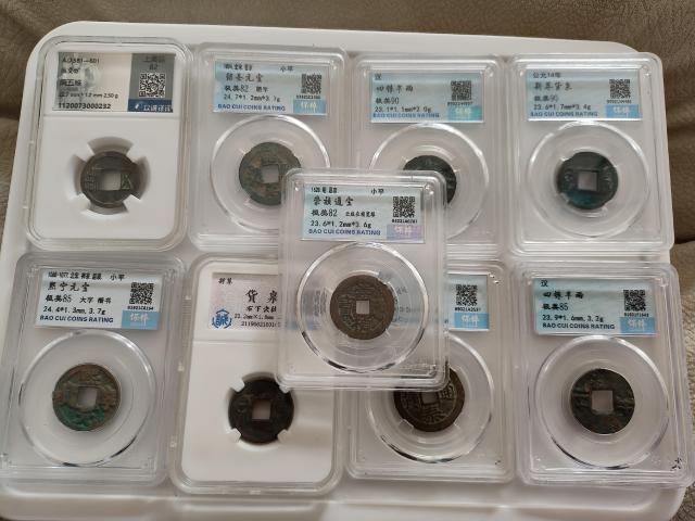 古玩錢幣隋五銖等一組拍賣,當前價格258元