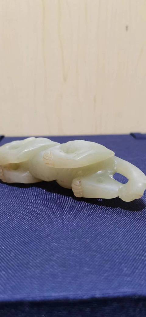 古玩玉器玉虎拍賣,當前價格800元