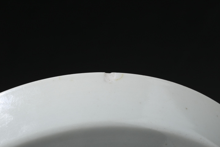 古玩陶瓷晚清·青花富貴白頭紋洗拍賣,當前價格3900元