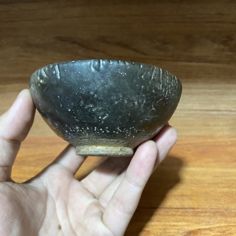 古玩陶瓷宋水吉窯龜背盞拍賣，當前價格5888元