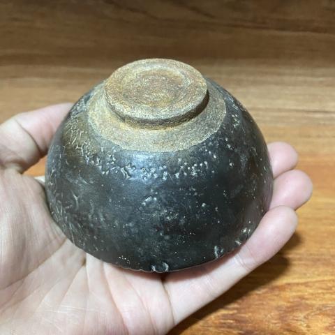 古玩陶瓷宋水吉窯龜背盞拍賣，當前價格5888元