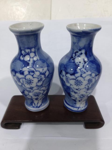 古玩陶瓷出口創匯期青花瓶拍賣，當前價格288元