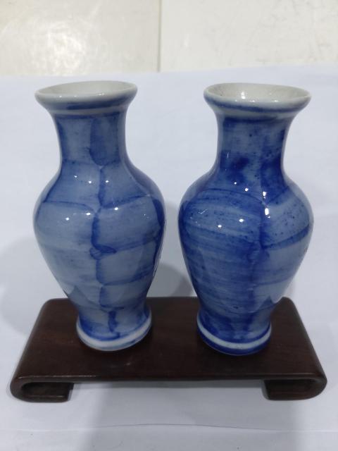 古玩陶瓷出口創匯期青花瓶拍賣，當前價格288元