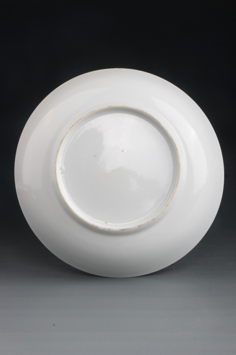 古玩陶瓷【7380-81】清康熙  青花礬紅描金洞石花卉紋杯碟一套拍賣，當(dāng)前價(jià)格4000元