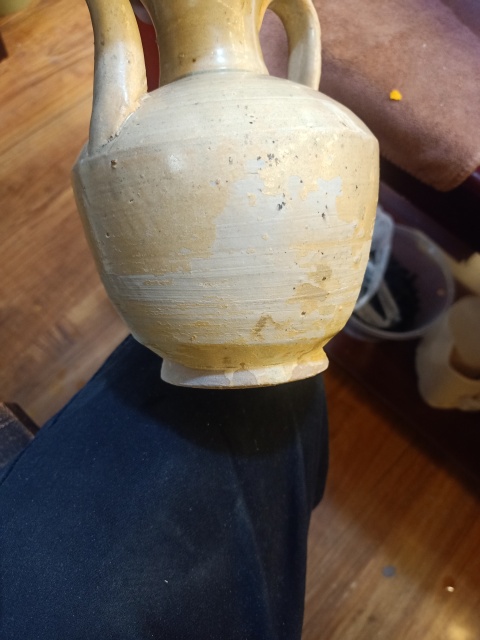 古玩陶瓷景德鎮(zhèn)窯系青白釉執(zhí)壺拍賣(mài),當(dāng)前價(jià)格1800元
