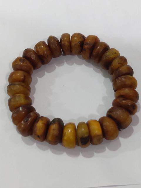 古玩雜項蜜蠟餅手串拍賣，當前價格1元