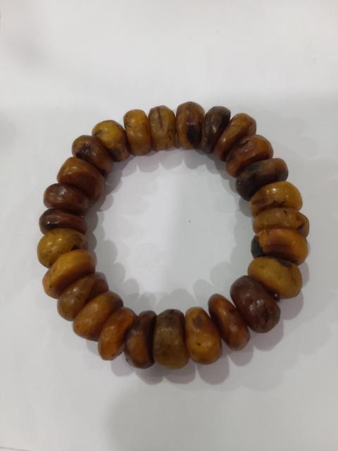 古玩雜項蜜蠟餅手串拍賣，當前價格1元