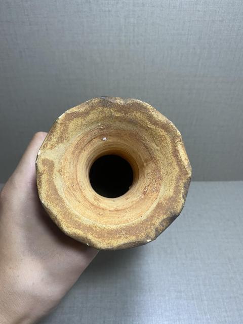古玩陶瓷元代玉溪窯盤口瓶拍賣,當前價格9998元