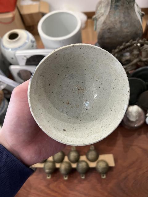 古玩陶瓷清代早期康熙青花盞拍賣,當前價格399元