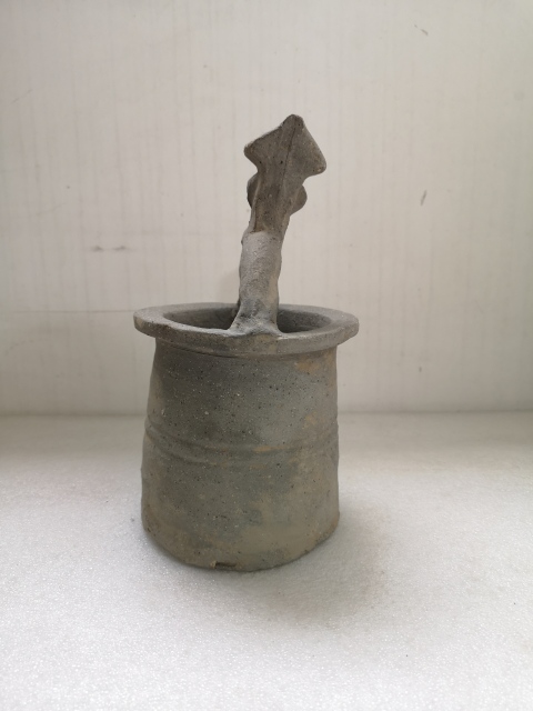 古玩陶瓷漢代灰陶井拍賣,當前價格680元