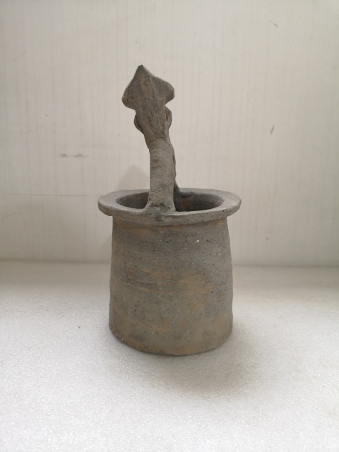 古玩陶瓷漢代灰陶井拍賣,當前價格680元