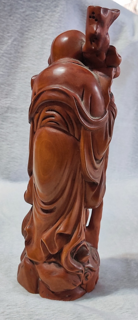 古玩雜項(xiàng)(特價(jià))晚清民國(guó)精品黃楊木雕福祿壽三星拍賣,當(dāng)前價(jià)格1880元