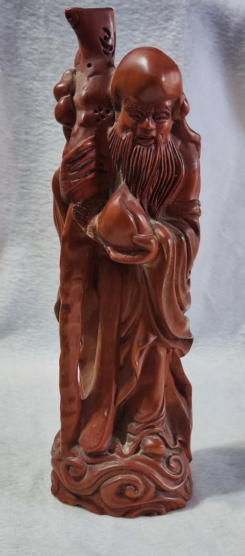 古玩雜項(xiàng)(特價(jià))晚清民國(guó)精品黃楊木雕福祿壽三星拍賣,當(dāng)前價(jià)格1880元