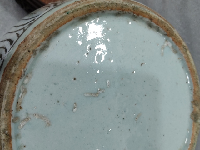 古玩陶瓷粉彩白菜紋罐拍賣,當前價格1888元