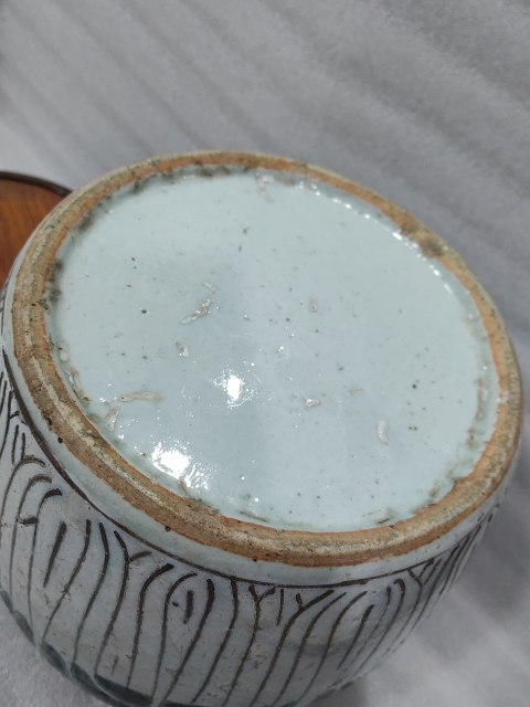 古玩陶瓷粉彩白菜紋罐拍賣,當前價格1888元