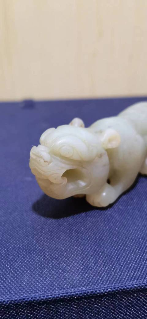 古玩玉器玉虎拍賣,當前價格800元