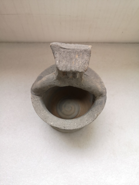 古玩陶瓷漢代灰陶井拍賣,當前價格680元