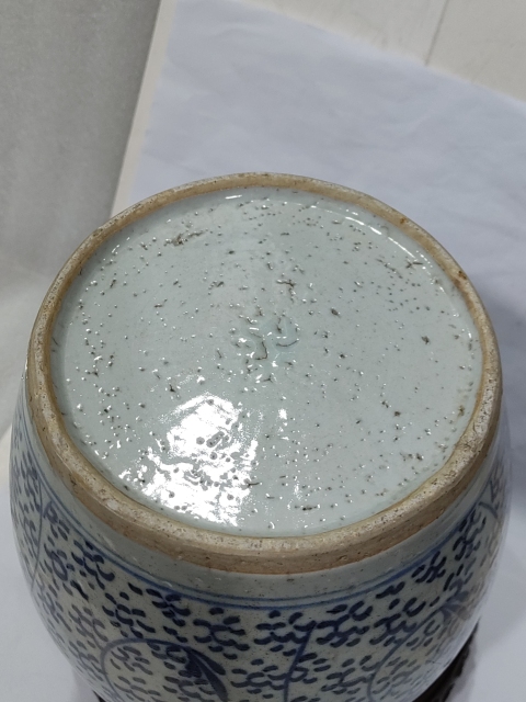 古玩陶瓷青花鳳眼紋罐拍賣，當前價格1980元