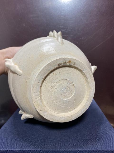 古玩陶瓷宋代?白釉多角蓋罐拍賣,當前價格26000元