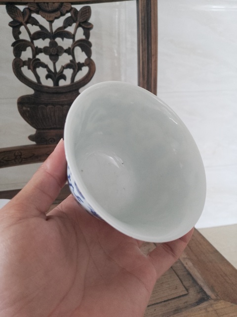古玩陶瓷清末龍紋青花杯拍賣,當(dāng)前價(jià)格6000元