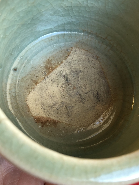 古玩陶瓷明代·青釉筒式爐真品鑒賞圖