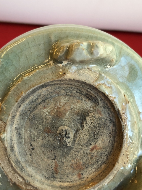 古玩陶瓷明代·青釉筒式爐真品鑒賞圖