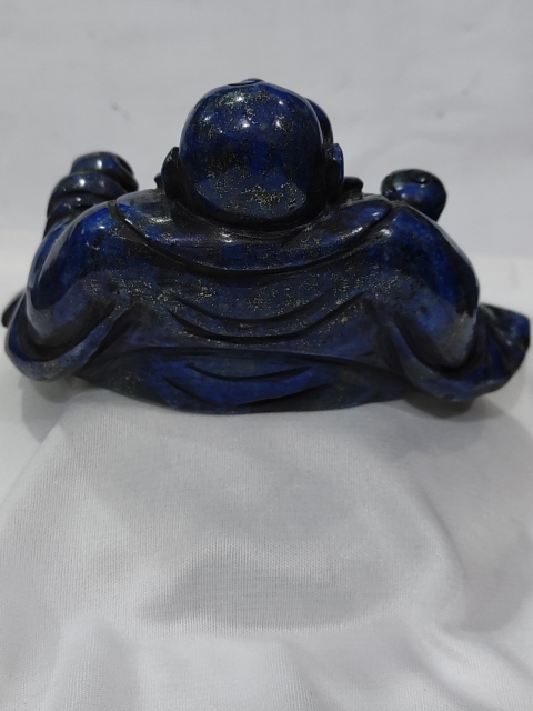 古玩雜項青金石雕彌勒佛拍賣，當前價格1288元