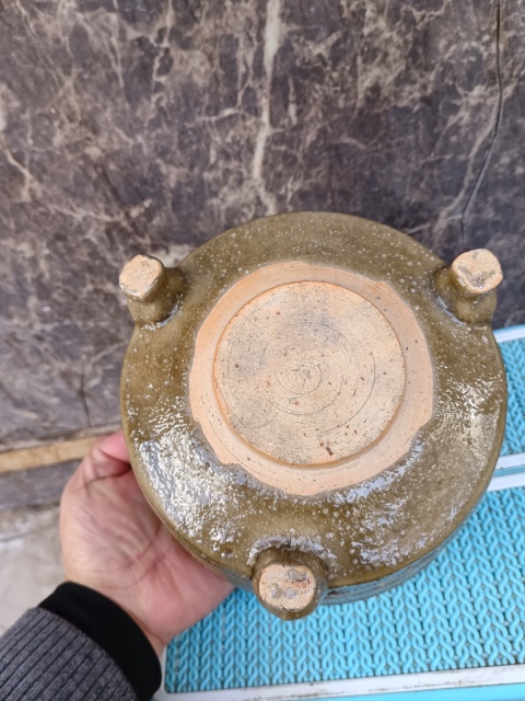 古玩陶瓷明龍泉奩式三足爐拍賣，當前價格5000元