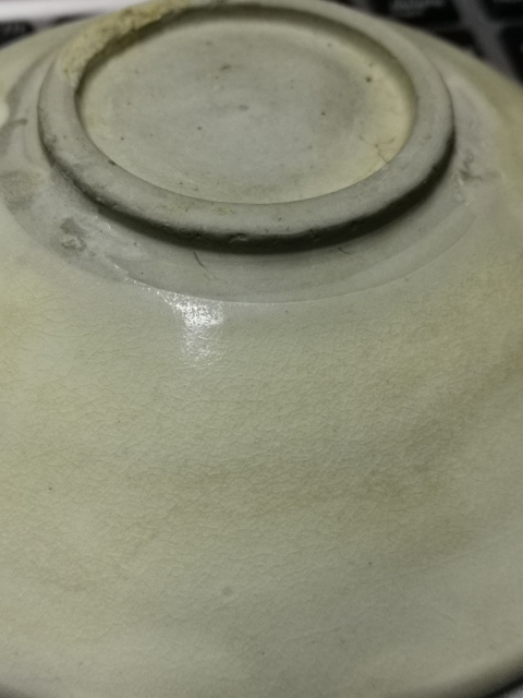 古玩陶瓷五代十國，耀州窯白釉茶盞一對。拍賣，當前價格2222元