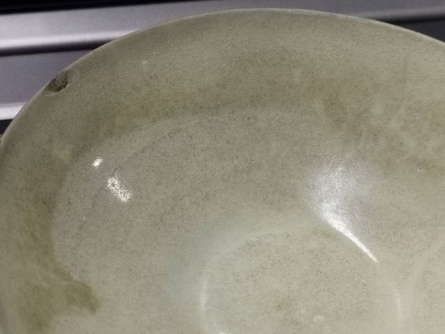 古玩陶瓷五代十國，耀州窯白釉茶盞一對。拍賣，當前價格2222元