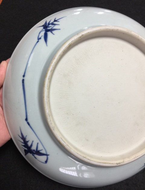 古玩陶瓷青花獅紋盤拍賣,當前價格15800元