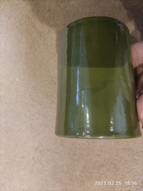 古玩陶瓷民國?茶葉末釉筆筒拍賣,當前價格3500元