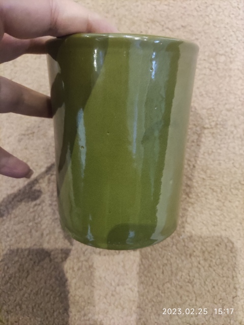 古玩陶瓷民國?茶葉末釉筆筒拍賣,當前價格3500元